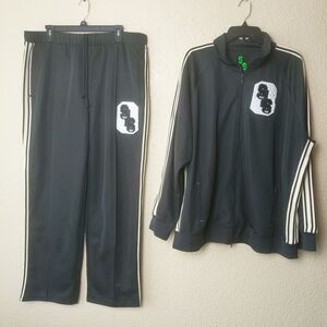 VTG 90'S‎ trust None Men Joggers Pants and Sweatshirt Hip Hop Y2K 2XL dark gray